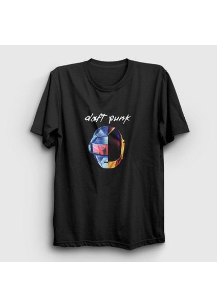 Unisex Siyah Random Daft Punk T-Shirt