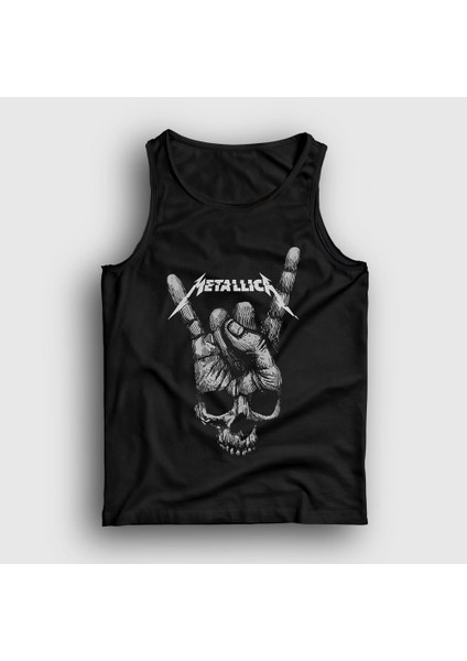 Unisex Siyah Rock On Metallica Atlet