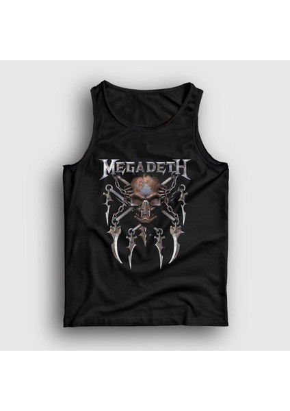 Unisex Siyah Rust Megadeth Atlet