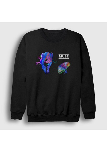Unisex Siyah The 2nd Law Muse Sweatshirt