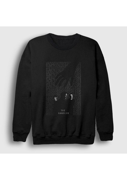 Unisex Siyah The Handler Muse Sweatshirt