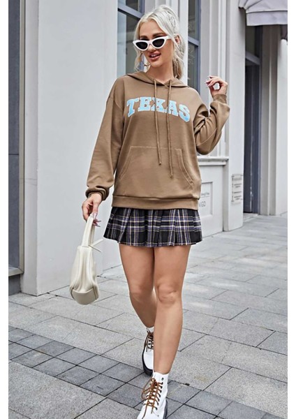 Mad Girls Kahverengi Sweatshirt MG820 modelleri