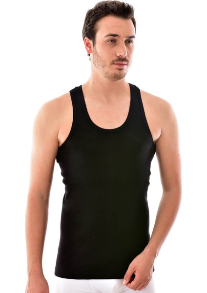 3 Adet Tutku Erkek Ribana Siyah Spor Atlet