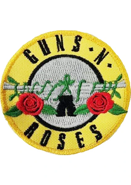 Metal Giyim Guns N Roses Ufak Boy Patch Yama(3)