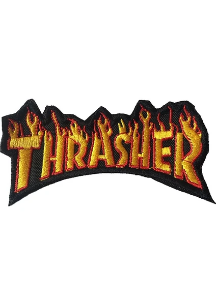 Metal Giyim Thrasher Ufak Boy Patch Yama