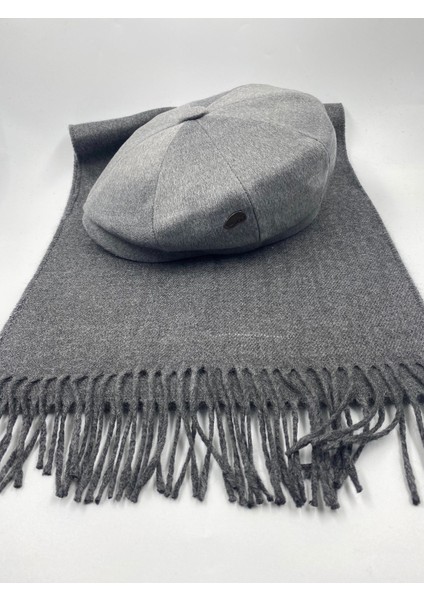 Mercan Toptan David Beckham Model Peaky Blinders Kasket Şapka Atkı Hediyeli Kombin