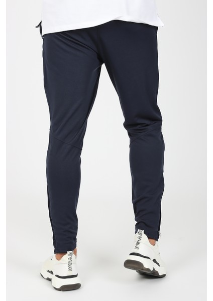 Erkek Lacivert Fermuarlı Sporcu Eşofman modelleri