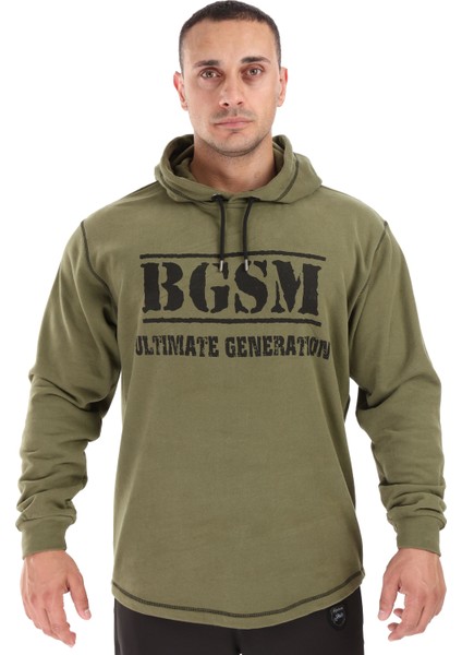 Erkek Sweatshirt Kışlık Oversize Kapşonlu Big Sam 4722