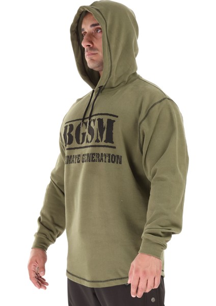 Erkek Sweatshirt Kışlık Oversize Kapşonlu Big Sam 4722
