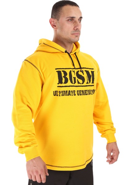 Erkek Kapşonlu Sweatshirt Kışlık Oversize Big Sam 4725