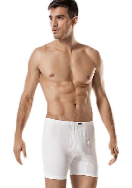 Erkek Beyaz Ribana Arjantin Boxer 6'lı Ekonomik Paket 0111