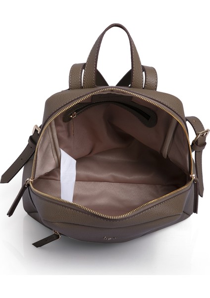 BYZ - 222 VİZON 34X30X12cm SUNİ DERİ BAYAN SIRT ÇANTASI fırsatları