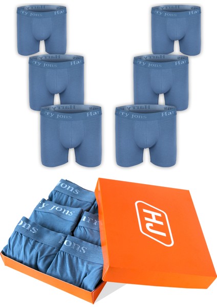 Erkek 6'lı Boxer Premium Kutu