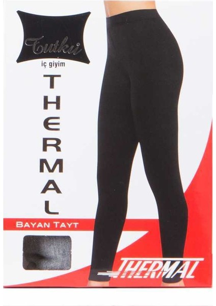 Kadın Termal Tayt Siyah 2'li Paket