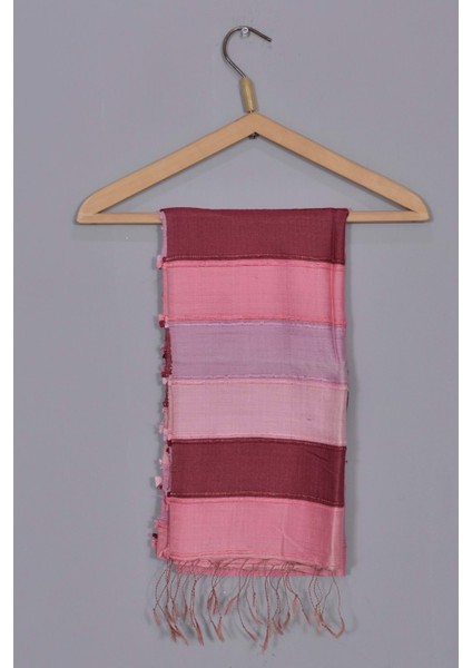 El Dokuması Kadın Ham Ipek Şal CX0371