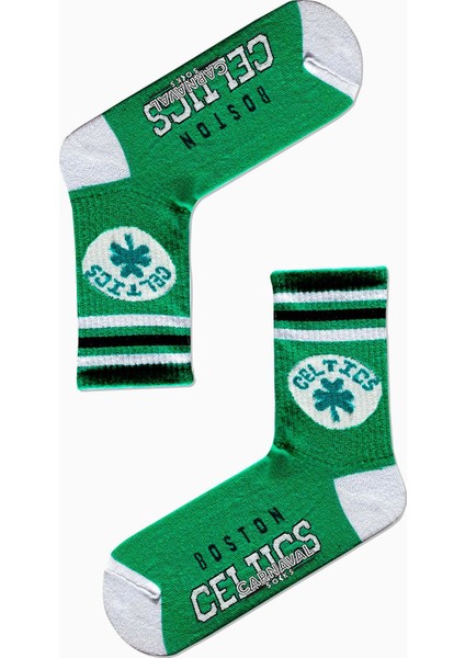 Yeşil Celtics Basketbol Spor Çorap