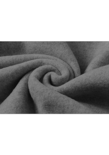 Kpop Shinee Logo Baskılı Gri Erkek Örme Sweatshirt Uzun Kol modelleri