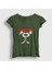 Kadın Haki Alive Pearl Jam T-Shirt 1
