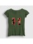 Kadın Haki Band Daft Punk T-Shirt 1