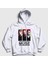 Unisex Beyaz Band Muse Kapüşonlu Sweatshirt 1