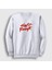 Unisex Beyaz Logo Daft Punk Sweatshirt 1