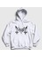 Unisex Beyaz Logo Mayhem Kapüşonlu Sweatshirt 1