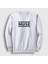 Unisex Beyaz Logo Muse Sweatshirt 1