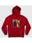 Unisex Kırmızı Vintage Pentatonix Kapüşonlu Sweatshirt 1