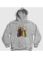 Unisex Gri Vintage Pentatonix Kapüşonlu Sweatshirt 1