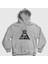 Unisex Gri Logo Fall Out Boy Kapüşonlu Sweatshirt 1