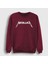 Unisex Bordo Logo Metallica Sweatshirt 1