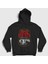 Unisex Siyah Atom Heart Mother Pink Floyd Kapüşonlu Sweatshirt 1