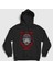 Unisex Siyah Bolt Megadeth Kapüşonlu Sweatshirt 1