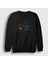 Unisex Siyah Hello Daft Punk Sweatshirt 1