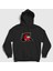 Unisex Siyah Hide Among Us Kapüşonlu Sweatshirt 1