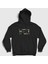 Unisex Siyah Logo V2 Muse Kapüşonlu Sweatshirt 1