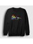 Unisex Siyah Rabbits Pink Floyd Sweatshirt 1