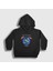 Unisex Çocuk Siyah Slaves and Masters Deep Purple Kapüşonlu Sweatshirt 1