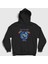 Unisex Siyah Slaves and Masters Deep Purple Kapüşonlu Sweatshirt 1