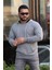 Antrasit Oversize Kapşonlu Sweatshirt 2876 1
