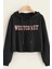 Mad Girls Kapüşonlu Siyah Sweatshirt MG809 1