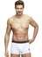 U.S. Polo Assn. Erkek Lacivert Gri Melanj Beyaz 3'lü Boxer 80155 1