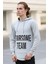Baskılı Gri Kapşonlu Sweatshirt 4148 2