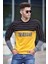 Baskılı Sarı Sweatshirt 4184 1