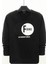 Siyah Baskılı Bisiklet Yaka Sweatshirt 4756 1