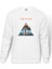 Anthem Logo Baskılı Beyaz Erkek Örme Sweatshirt Uzun Kol 1