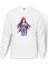 Anime Fairy Tail Glass Guild Emblem Baskılı Beyaz Erkek Örme Sweatshirt Uzun Kol 1