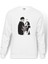 Leon & Mathilda Sevginin Gücü The Baskılı Beyaz Erkek Örme Sweatshirt Uzun Kol 1