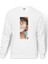 Anime One Piece Amiral Baskılı Beyaz Erkek Örme Sweatshirt Uzun Kol 1
