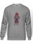 Anime Dragon Ball Super Elektrik Baskılı Gri Erkek Örme Sweatshirt Uzun Kol 1